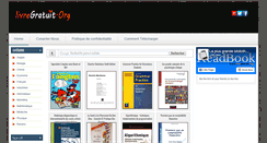 Desktop Screenshot of livregratuit.org