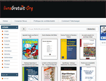 Tablet Screenshot of livregratuit.org